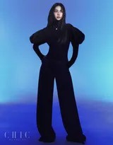 柳智敏解锁Esquire封面 黑长直冷御风诠释蛇系美学新巅峰