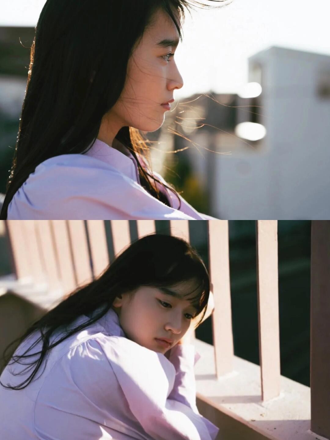 椿之十四岁:神仙颜值的少女模特图鉴 椿さん在校园中,青春洋溢