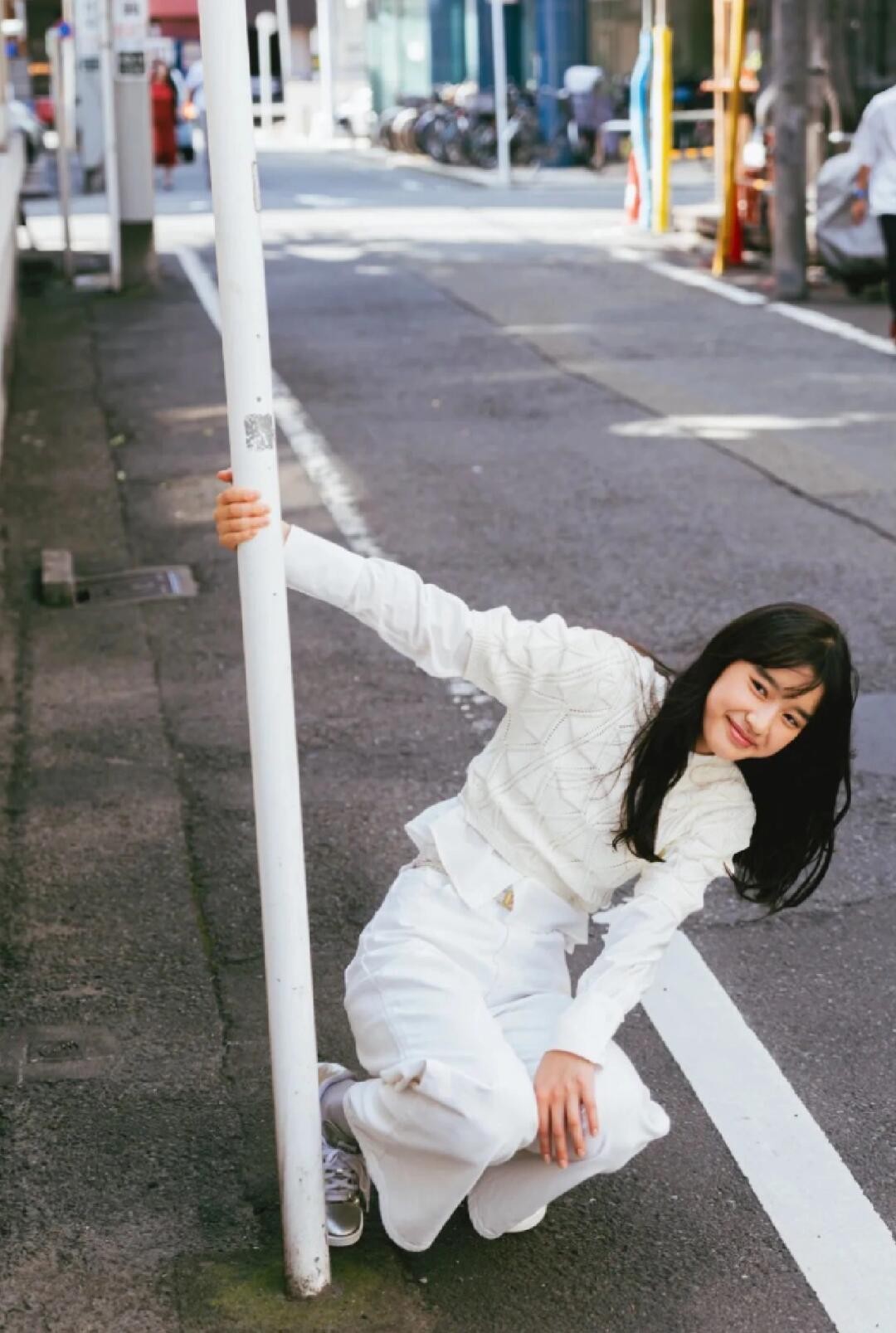 椿之十四岁:神仙颜值的少女模特图鉴 近距离特写,椿さん清澈的眼眸