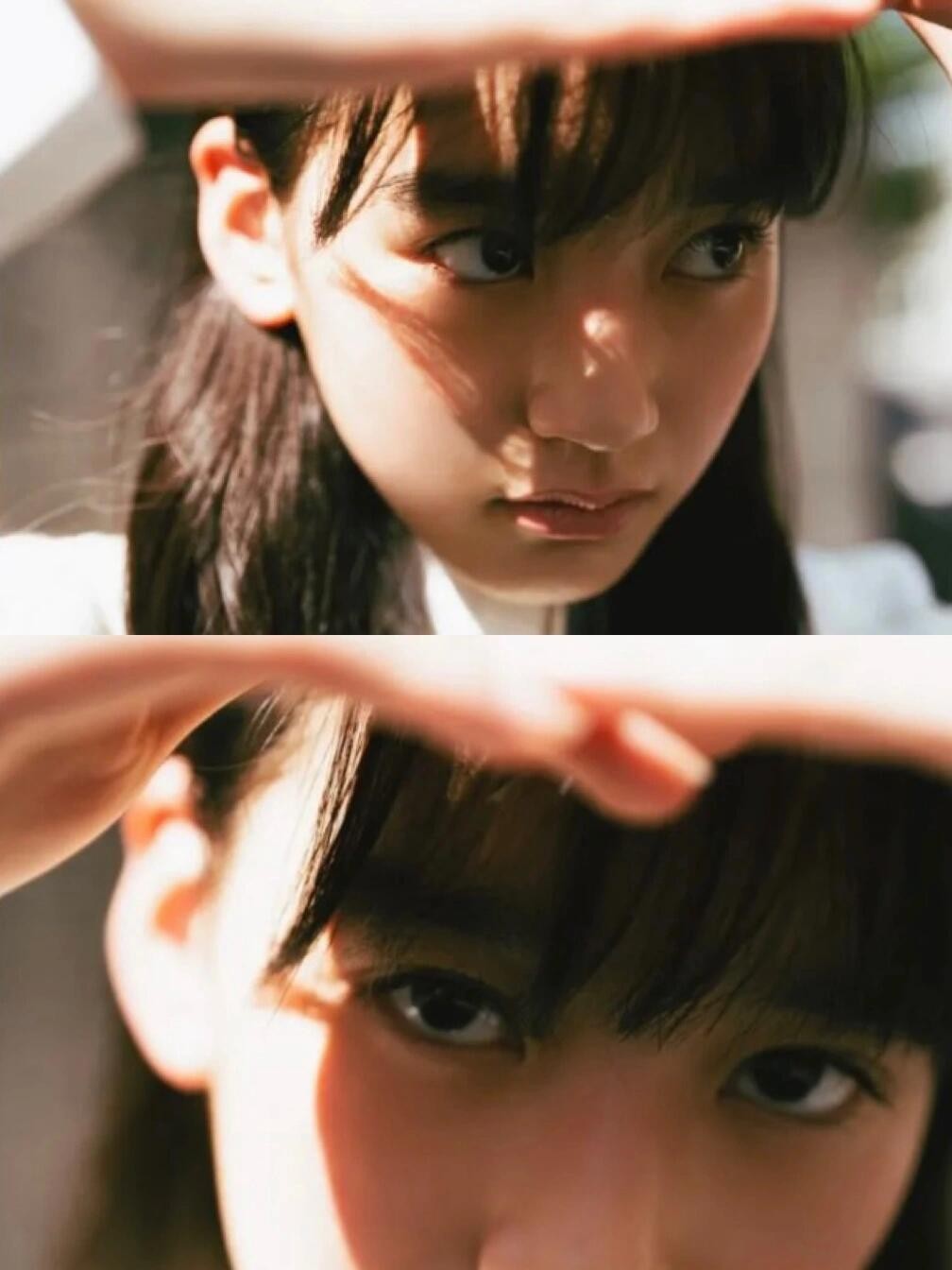 椿之十四岁:神仙颜值的少女模特图鉴 户外阳光下的椿さん,光彩照人