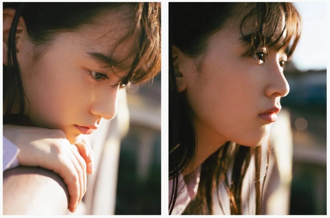 椿之十四岁:神仙颜值的少女模特图鉴 椿さん多重曝光,创意摄影