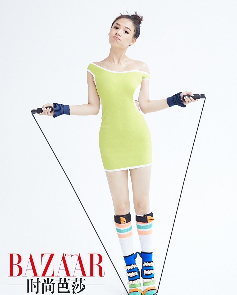 马思纯倾情演绎奥运精神写真集